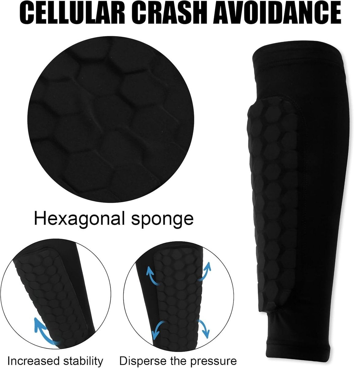 Shin guards - Football shin guards - Children's football shin guards - Shin guard straps - Premium leg protection with sleeves - Comfortable and impact-resistant - Size M - Suitable for training and competition Unique