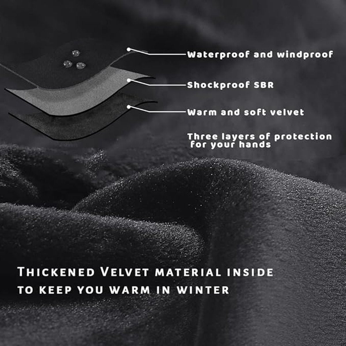 Gloves - Cycling Gloves - Gloves - Windproof and Warm - Cycling Gloves - Winter Gloves for Women and Men - Suitable for Cycling - Jogging - Mountain Biking - Golf - Walking - Football - Running - Women's - Men's - Children's Unique