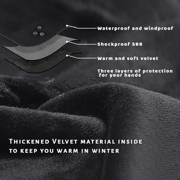 Gloves - Cycling Gloves - Gloves - Windproof and Warm - Cycling Gloves - Winter Gloves for Women and Men - Suitable for Cycling - Jogging - Mountain Biking - Golf - Walking - Football - Running - Women's - Men's - Children's Unique