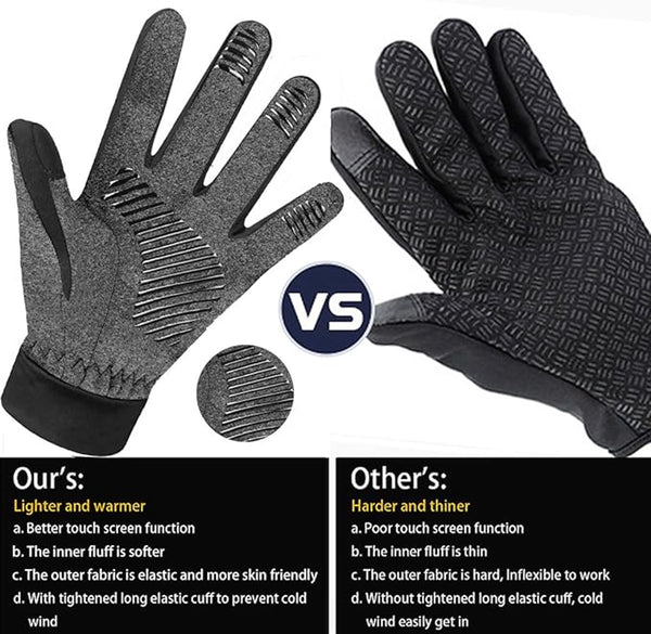 Gloves - Cycling Gloves - Gloves - Windproof and Warm - Cycling Gloves - Winter Gloves for Women and Men - Suitable for Cycling - Jogging - Mountain Biking - Golf - Walking - Football - Running - Women's - Men's - Children's Unique