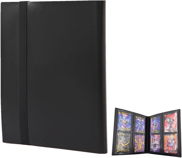 Football Star Card Collection Album 1 Pack, 4-Grid, Compatible with Pokemon and Sports Cards Unique