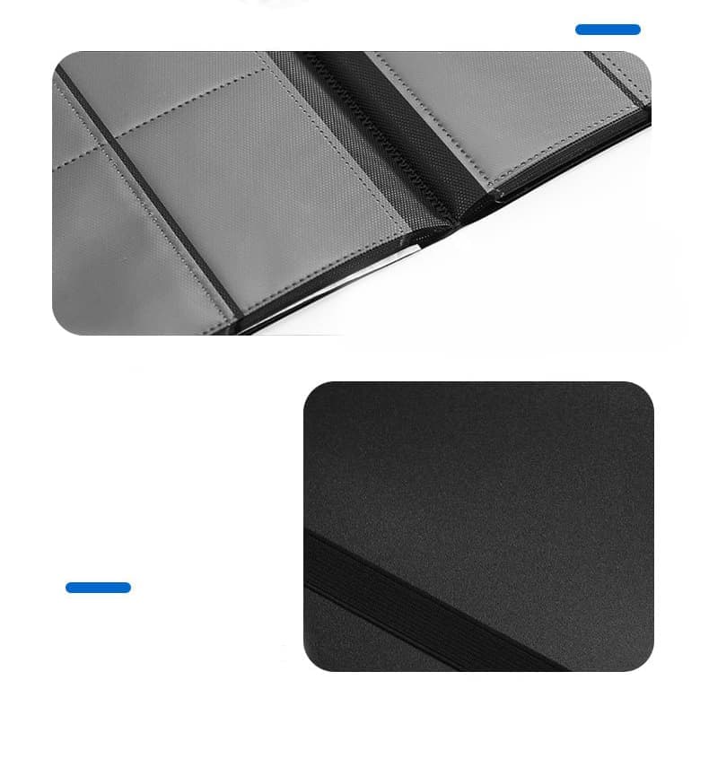 Football Star Card Collection Album 1 Pack, 4-Grid, Compatible with Pokemon and Sports Cards Unique