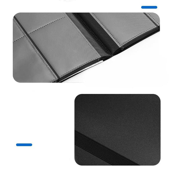 Football Star Card Collection Album 1 Pack, 4-Grid, Compatible with Pokemon and Sports Cards Unique