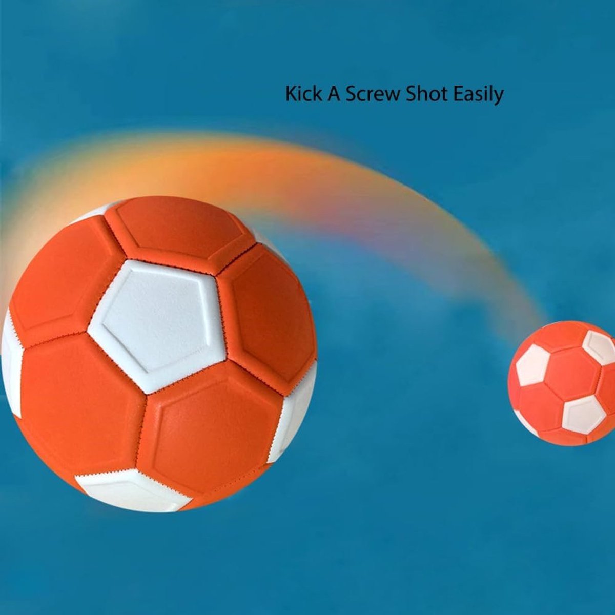 Curveball - Curve ball for outdoor games 20 cm - fun - perfect gift for children - Football ball - Football training equipment - Foosball - Football gear - Balls - Curve ball Unique