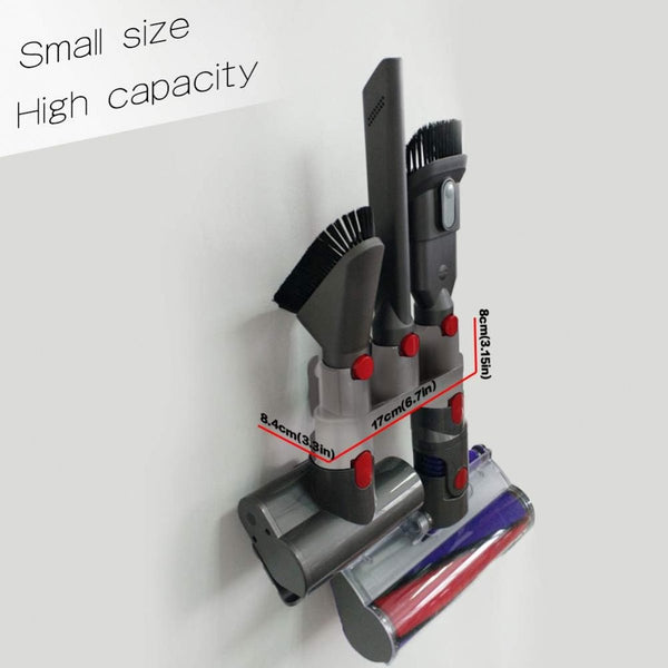 Wall Mount Suitable for Dyson Vacuum Cleaner V7/V8/V10/V11 Accessories - Suspension System - Wall Bracket - Wall Holder - Wall Mount - Docking Station - Can Hold 5 Accessories - Mounting Materials Included Awezingly