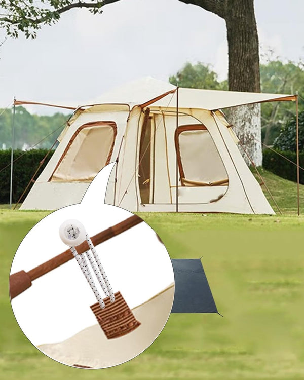 50 pieces - 6 inch - Elastic rope - Elastic cord - Tensioning elastic - tension cord - ball bungee cords - with balls - reusable - for golf nets, soccer goals, camping, tent poles, hose - white rope black spot - 150*22 mm Unique