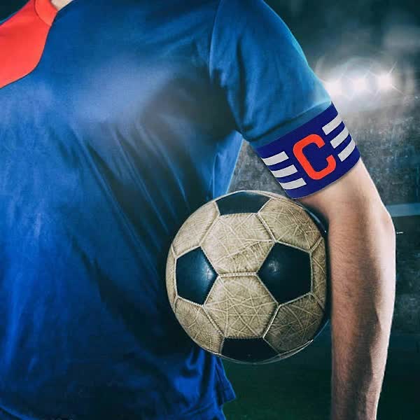 Adjustable Football Captain's Armband 3 pcs Compatible with Football Hockey Rugby for Adults and Youth Unique