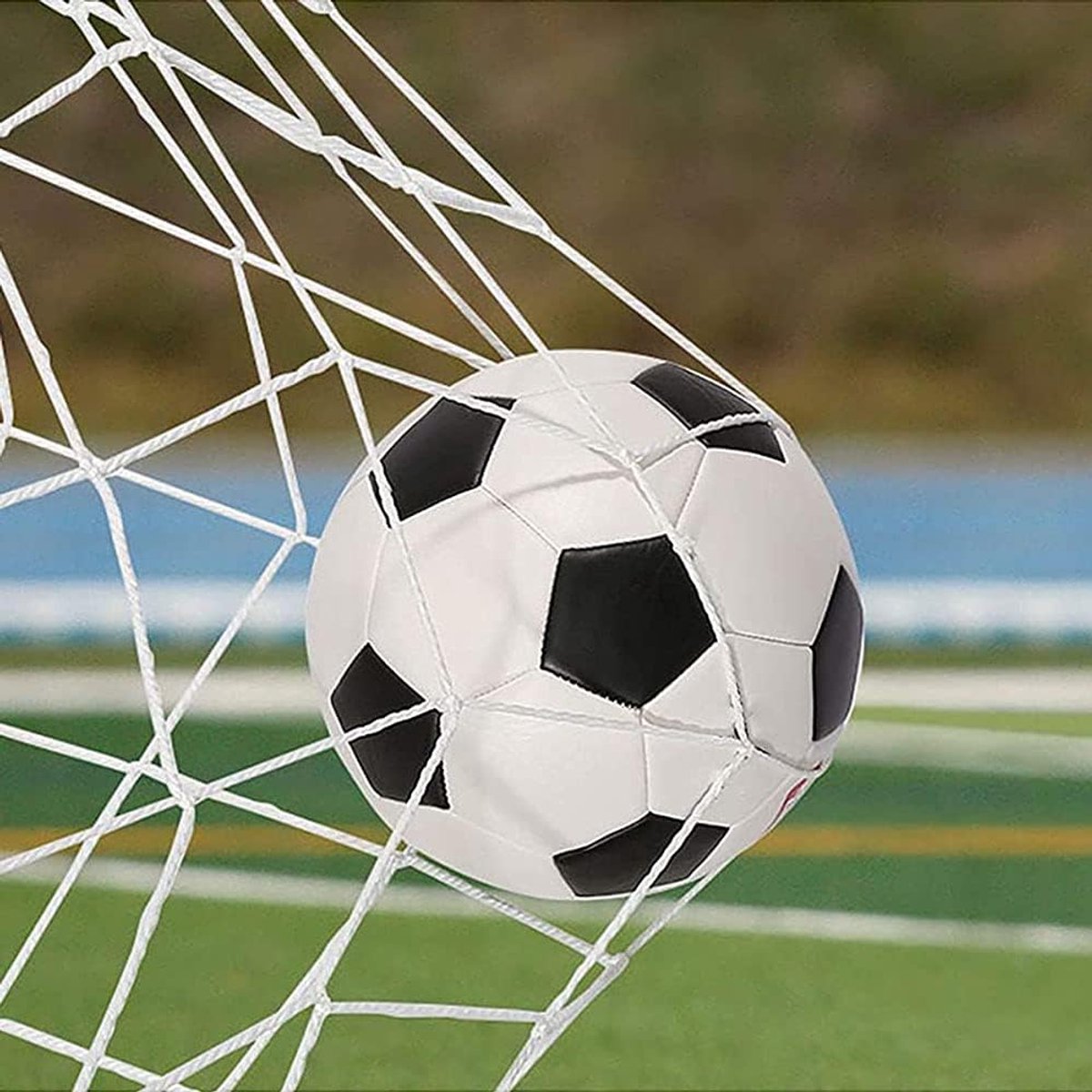 Soccer Net (Net Only) - 3x2M - Replacement net for soccer goals Awezingly