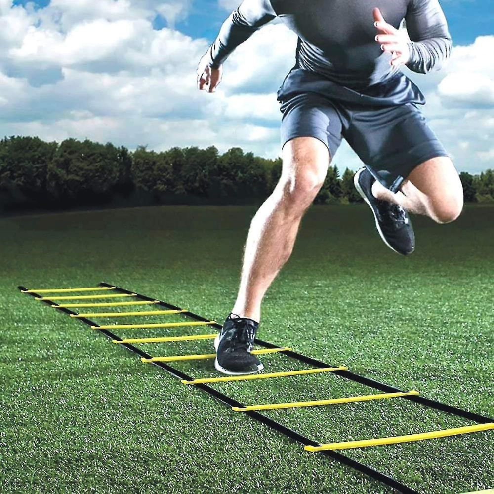 Football Speed and Agility Training Equipment 18-Piece Set with Ladders, Cones, Parachute Unique