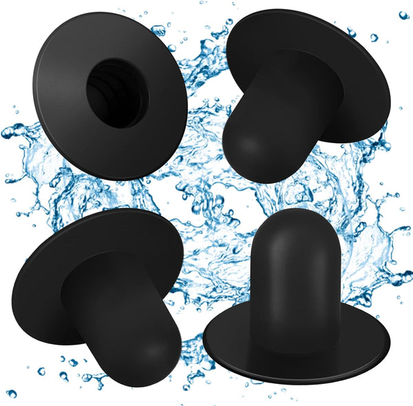 4-Pack Pool Wall Plug Replacement Parts - Above Ground Pool Filter Pump Filter Hole Plug Compatible with Intex and Bestway Awezingly
