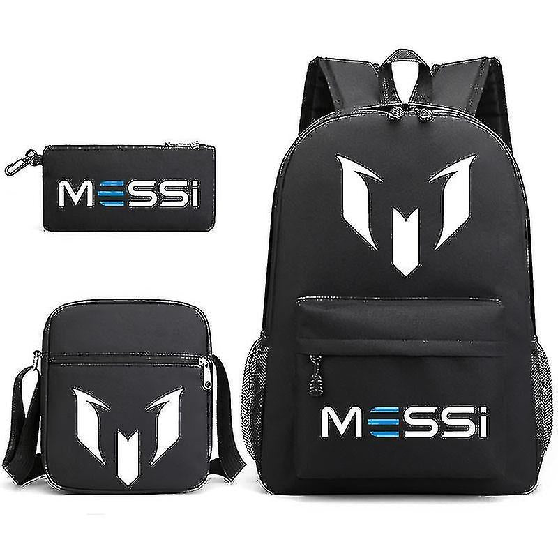 3pcs Football Messi Backpack Rucksack Women Men Travel Laptop Teenagers Molas Toes Sac Only Backpack- Perfet Only Backpack none_tfrf Only Backpack none Unique