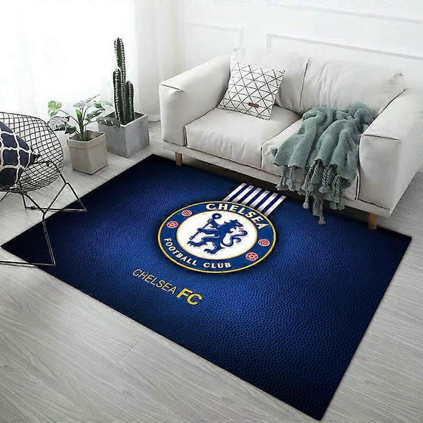 Chelsea A Compatible Soft Non-Slip Absorbent Carpet 90x140cm Retro Football Club Carpet for Study Room Unique
