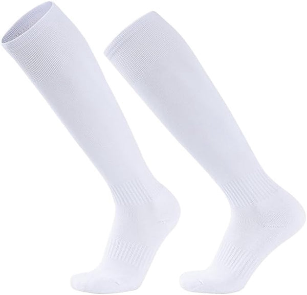 Socks - Sports Socks - Anti-Slip Thickened - Football Socks - Training Socks - Breathable and Sweat-Wicking Socks - White - Sizes 37-44 Unique