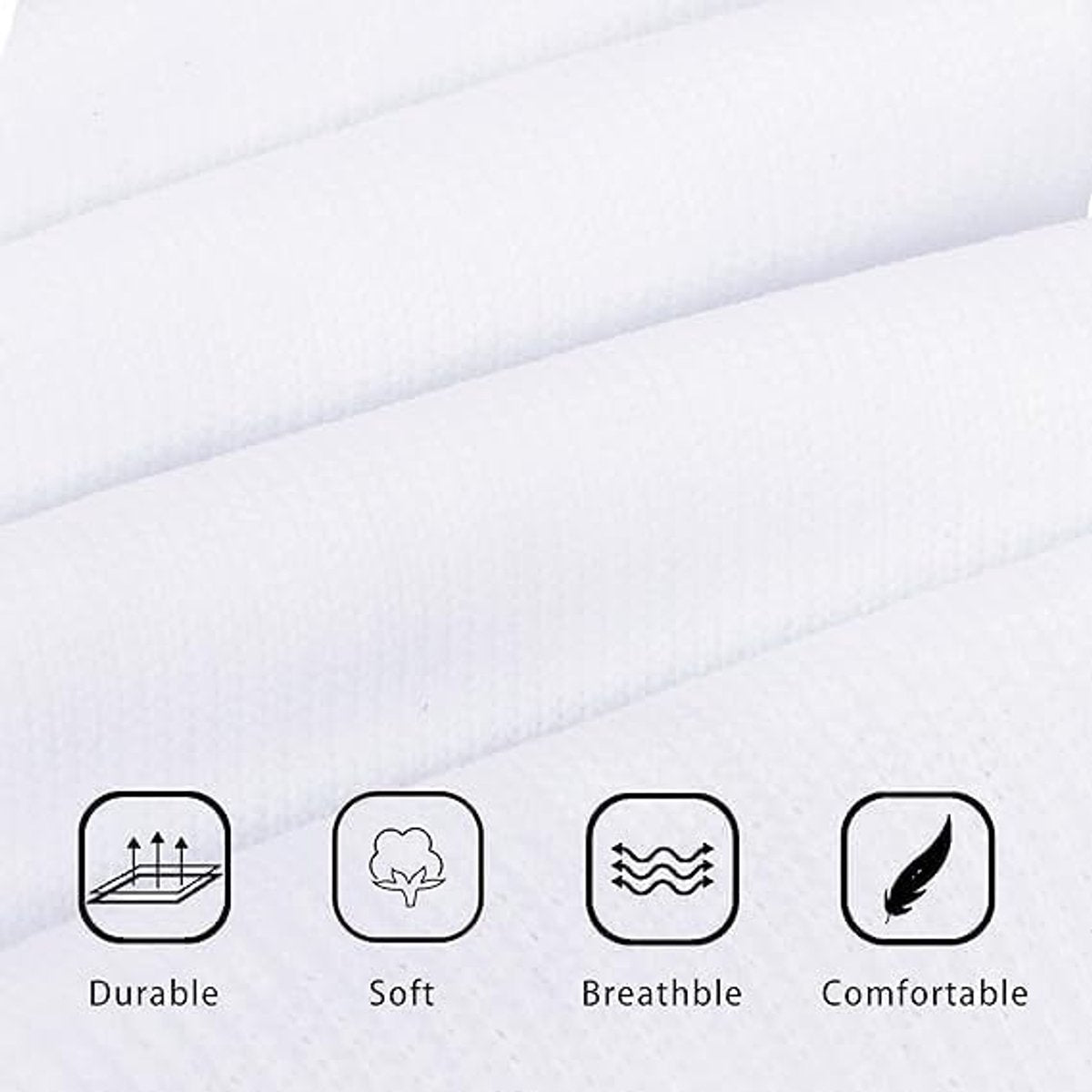 Socks - Sports Socks - Anti-Slip Thickened - Football Socks - Training Socks - Breathable and Sweat-Wicking Socks - White - Sizes 37-44 Unique