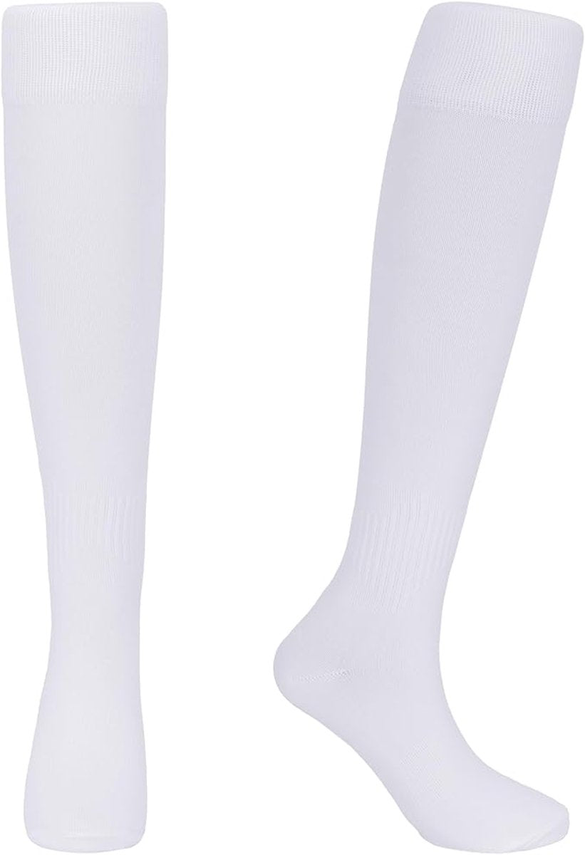 Socks - Sports Socks - Anti-Slip Thickened - Football Socks - Training Socks - Breathable and Sweat-Wicking Socks - White - Sizes 37-44 Unique