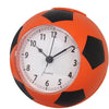 Football Alarm Clock - Silent Non-Ticking Desk Clock | Kids Bedside Clock | Cute football design, easy-to-read analog display, perfect for kids' bedrooms, great birthday gift for boys and girls - Orange