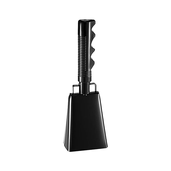 2025 120dB Loud Brass Cowbell with Non-Slip Handle and Adjustable Strap,Perfect for Sporting Events like Baseball and Football Games,Also Ideal for Graduations,Parades,and Cheerleading Activities Black Unique