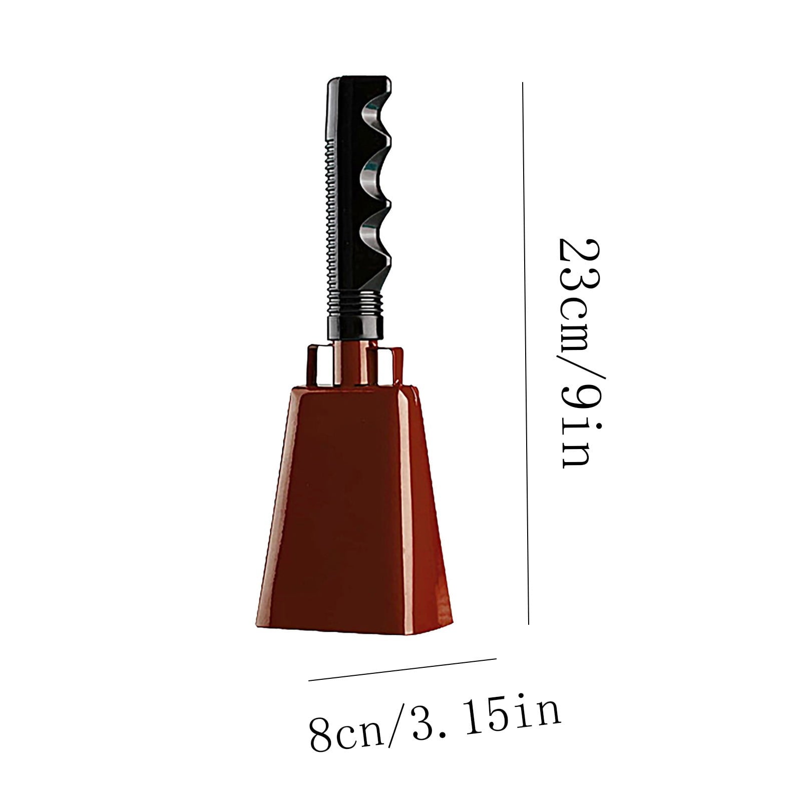 2025 120dB Loud Brass Cowbell with Non-Slip Handle and Adjustable Strap,Perfect for Sporting Events like Baseball and Football Games,Also Ideal for Graduations,Parades,and Cheerleading Activities Coffee Unique