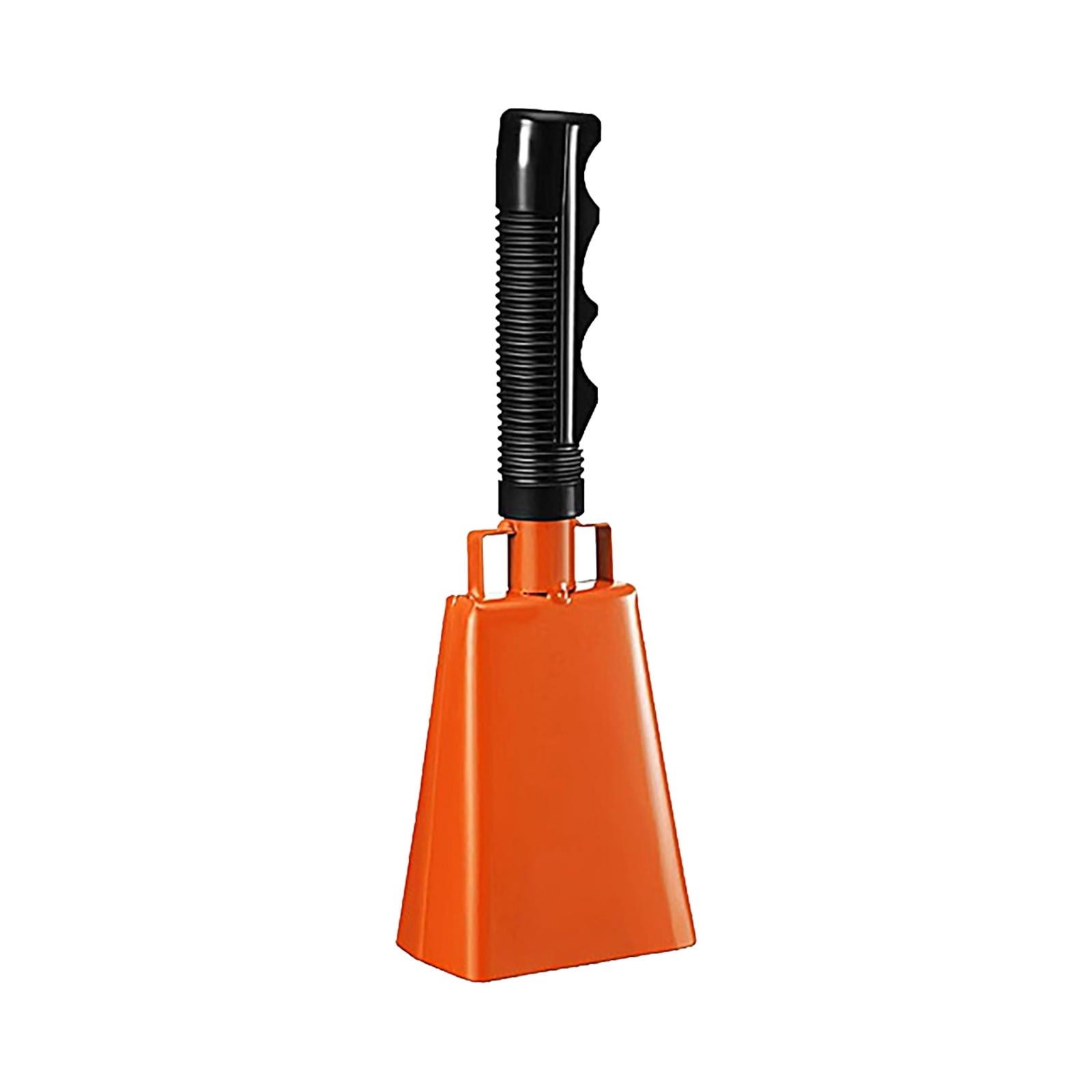 2025 120dB Loud Brass Cowbell with Non-Slip Handle and Adjustable Strap,Perfect for Sporting Events like Baseball and Football Games,Also Ideal for Graduations,Parades,and Cheerleading Activities Orange Unique