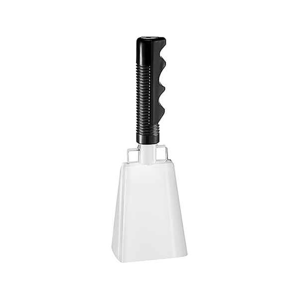 2025 120dB Loud Brass Cowbell with Non-Slip Handle and Adjustable Strap,Perfect for Sporting Events like Baseball and Football Games,Also Ideal for Graduations,Parades,and Cheerleading Activities White Unique