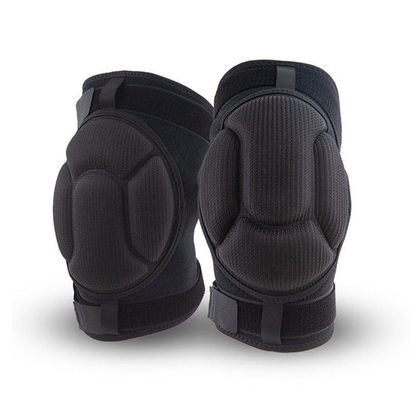 a pair of Adult knee pads for Cleaning Construction Work Volleyball, Football Dance, Adjustable Straps Non-Slip Straps (M black)