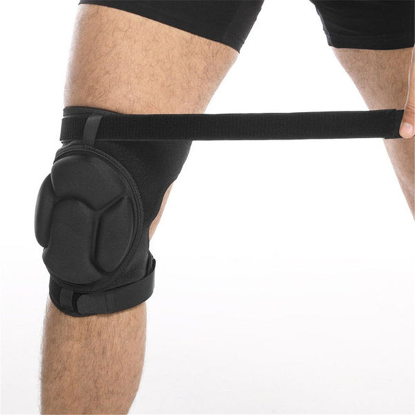 a pair of Adult knee pads for Cleaning Construction Work Volleyball, Football Dance, Adjustable Straps Non-Slip Straps (M black)