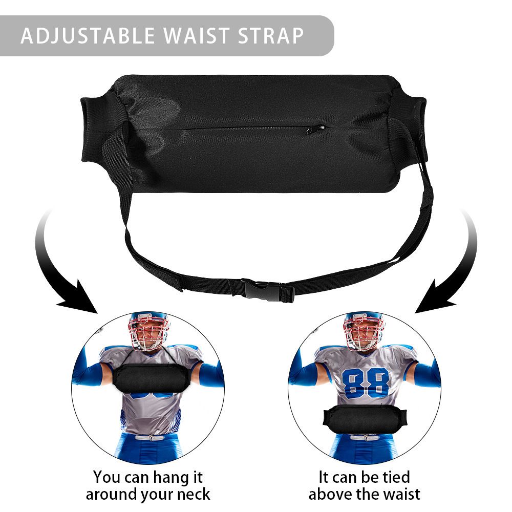 Football Hand Warmer Pouch Reusable Hand Warming Muff with Zipped Pocket and Adjustable Strap for Cold Weather, Hand Warmer Bag for Football, Baseball, Hiking, Camping Unique