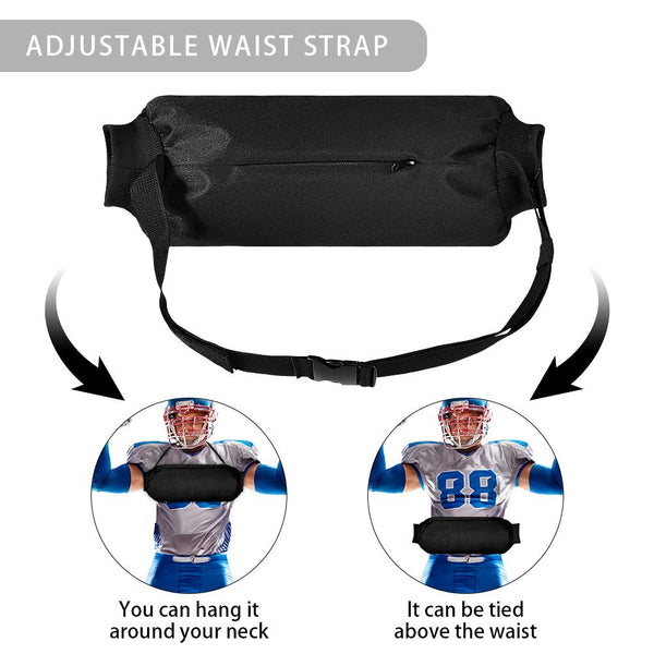 Football Hand Warmer Pouch Reusable Hand Warming Muff with Zipped Pocket and Adjustable Strap for Cold Weather, Hand Warmer Bag for Football, Baseball, Hiking, Camping Unique