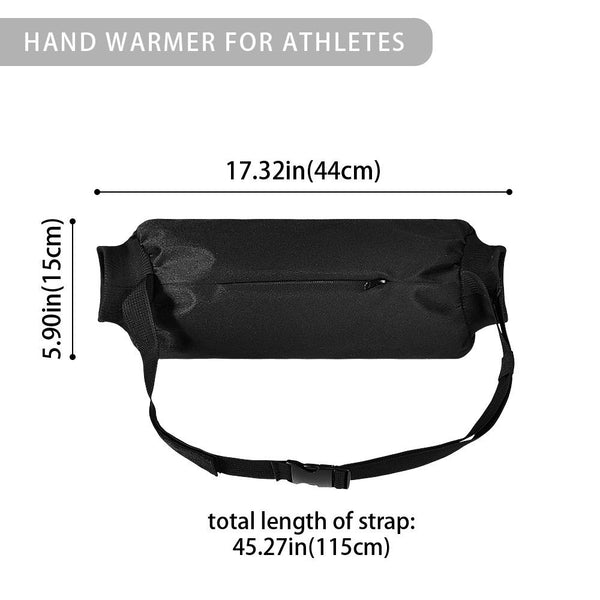 Football Hand Warmer Pouch Reusable Hand Warming Muff with Zipped Pocket and Adjustable Strap for Cold Weather, Hand Warmer Bag for Football, Baseball, Hiking, Camping Unique