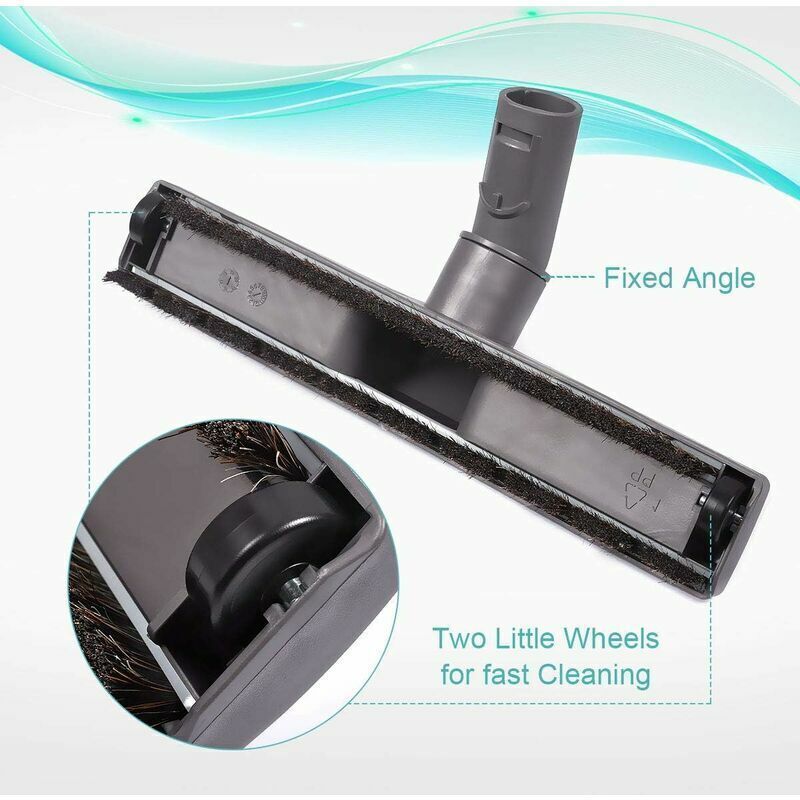 Flexible Flooring Brush for Vacuum Cleaner Compatible with Dyson DC37 DC33C V7 V8 V10 V11 Vacuum Cleaners with Adapter, 30cm Awezingly