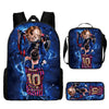 3-pack Lionel Messi backpack school bag briefcase