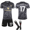2024-2025 Manchester United Special Edition Black Football Kit for Kids Adult No.17 GARNACHO—max No.17 GARNACHO S