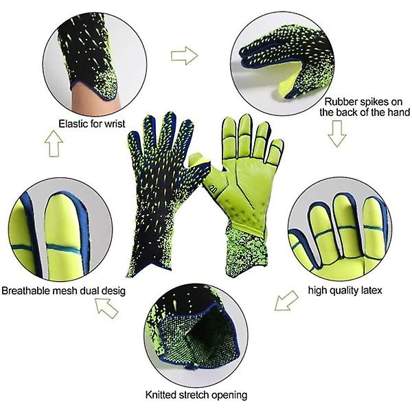 Pair Size 6 Goalkeeper Gloves Football Gloves Unique