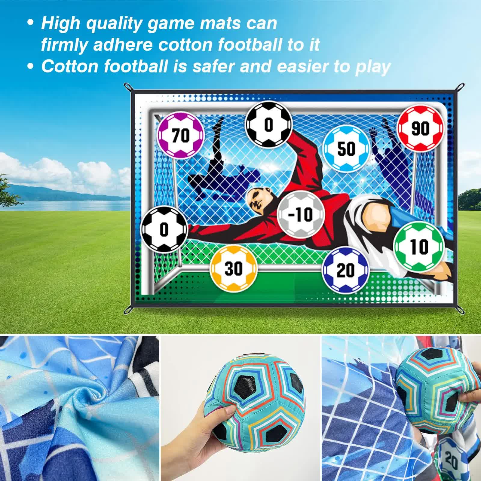 150cm Football Play Mat Set Outdoor Indoor Football Toys Unique