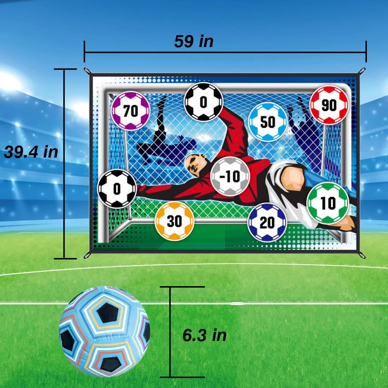 150cm Football Play Mat Set Outdoor Indoor Football Toys Unique