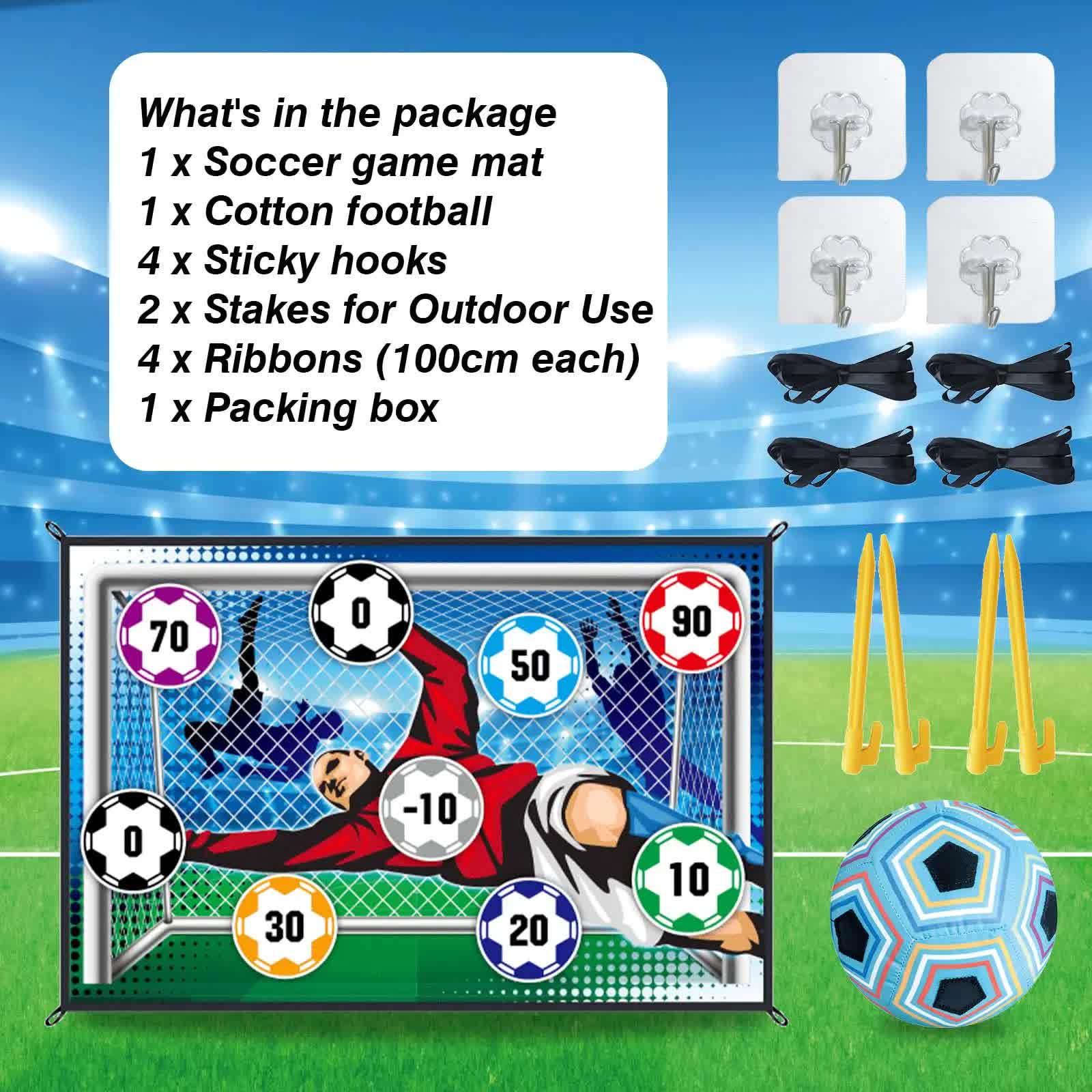 150cm Football Play Mat Set Outdoor Indoor Football Toys Unique