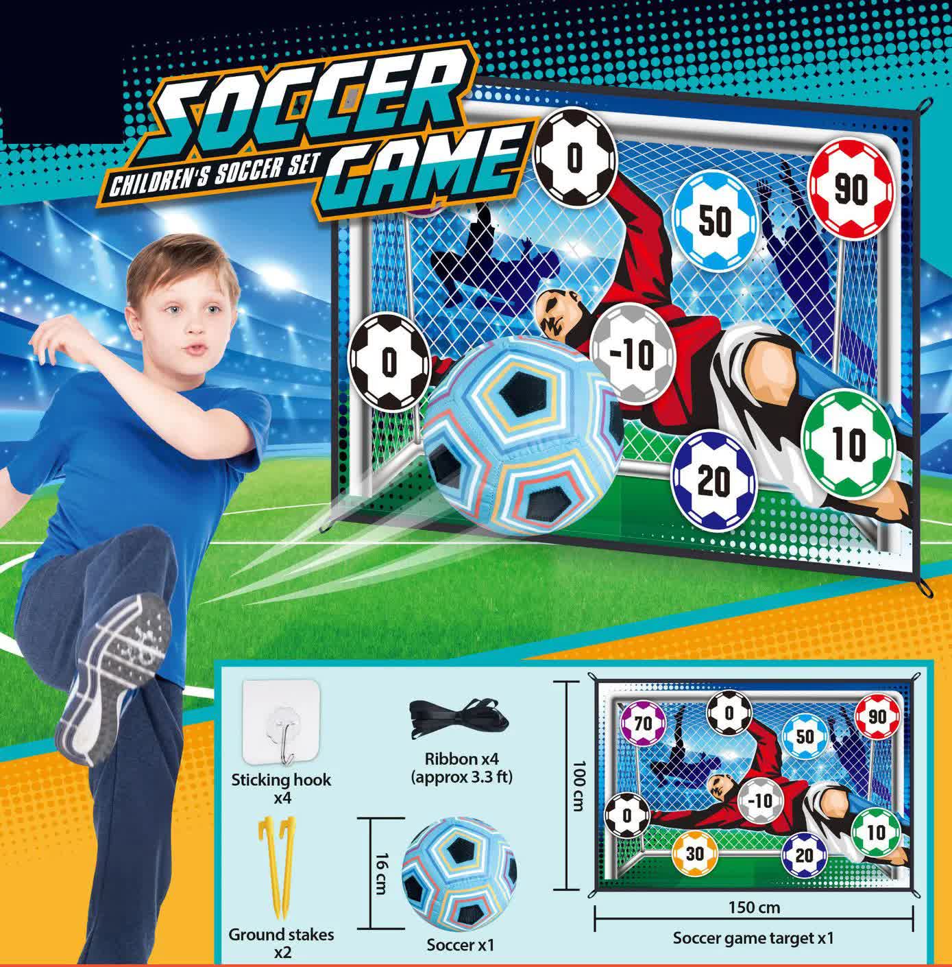 150cm Football Play Mat Set Outdoor Indoor Football Toys Unique