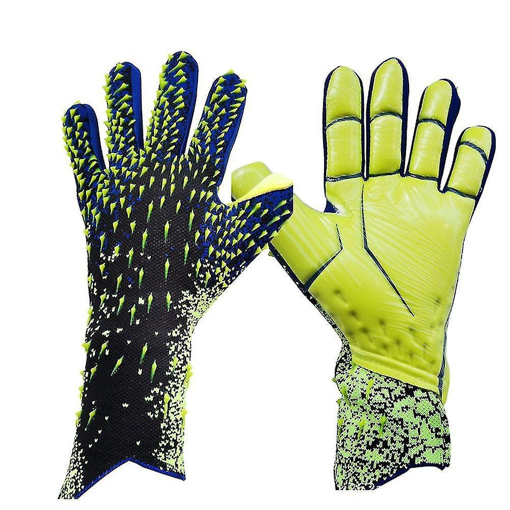 Kids Football Goalkeeper Gloves Durable Green Green Green 6 Unique
