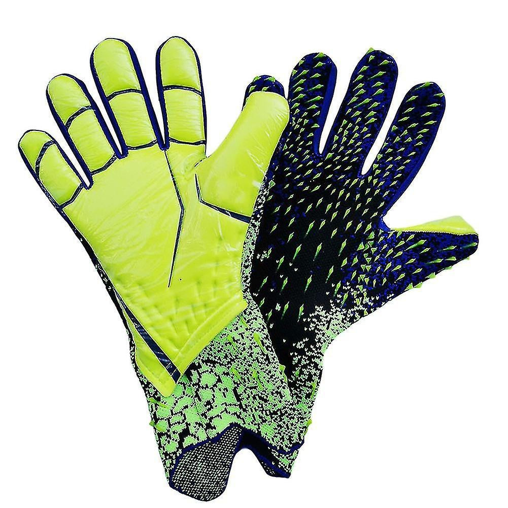 Kids Football Goalkeeper Gloves Durable Green Green Green 6 Unique