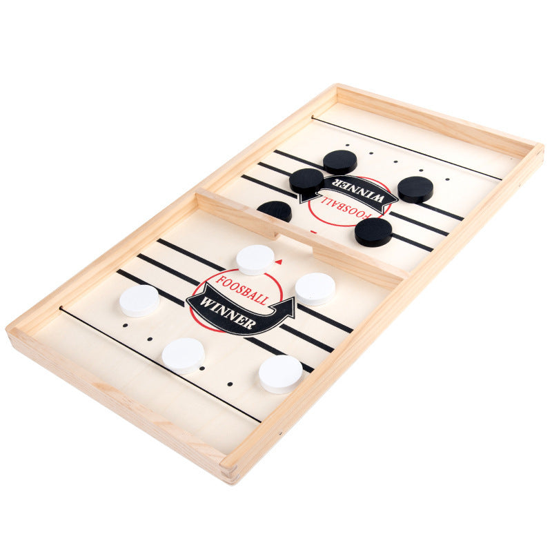Fast Sling Puck Game, Wooden Hockey Game, Super Football Table A Unique