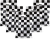 30Pcs Race Car Party Favors Bag Goodie bags Racing in Speed Party Decorations Soccer Theme Black and White Checkered Candy Bags with Handles for Kids Race Car Birthday Party Supplies
