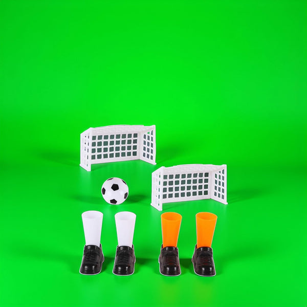 1 Set Finger Soccer Game Finger Footballs Match Funny Finger Table Game Set with Two Goals for Fans Club Party Unique