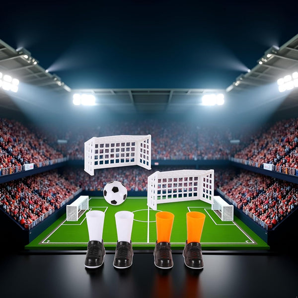 1 Set Finger Soccer Game Finger Footballs Match Funny Finger Table Game Set with Two Goals for Fans Club Party Unique