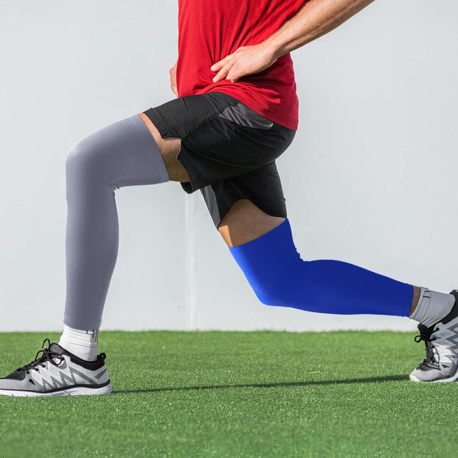 Leg Sleeves Compression Long Knee Sleeve UV Protect for Men Women Sport Basketball Football Unique