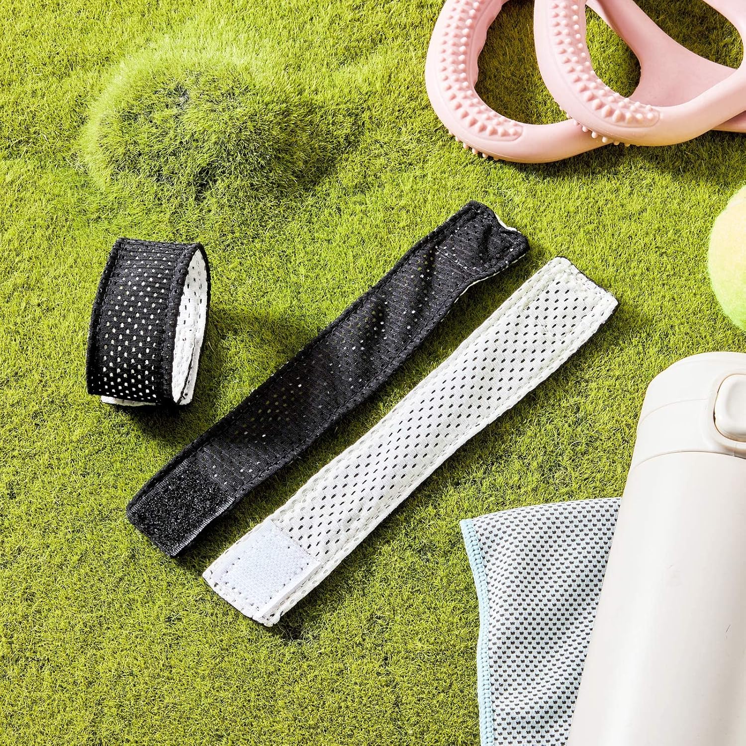 Amylove 8/12 Pairs Jersey Sleeve Bands Softball Sleeve Holders with Hook and Loop Fastener Straps for Soccer Softball Sports Unique