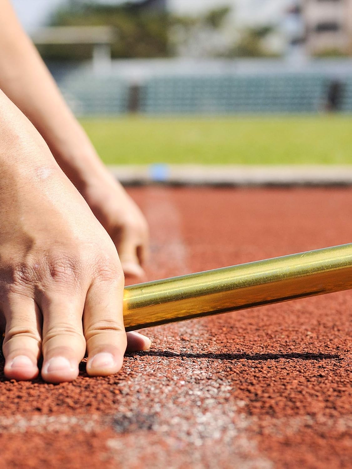 3 Pcs Aluminum Track Field Relay Baton Race Batons Equipments Running Track Relay Batons Suitable for Sports Outdoor Practice Athlete Students Office Field Race Tools Awezingly