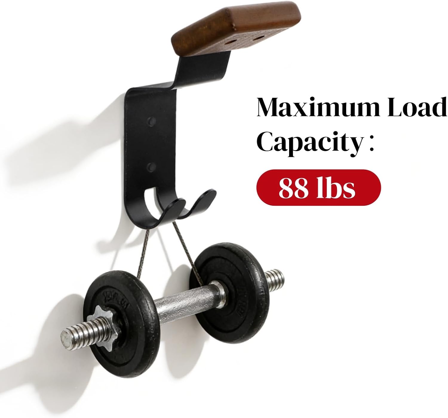 4 Pack Motorcycle Helmet Wall Mount, Helmets Holder with Double Key Hook, Hanger Gear Rack for Bike Baseball Tactical Football Skiing Accessories Unique