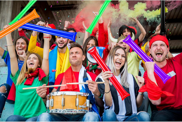 50 PCS Thunder Sticks Thicken Plastic Cheersticks Inflatable Thunder Sticks Sporting Events Team Spirit Cheersticks Sporting Cheers Basketball Football Dance Party Unique