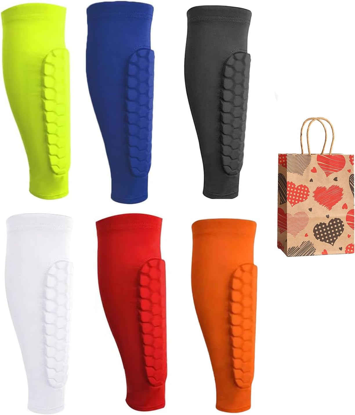 Shin Guards for Soccer, Lightweight Shin Pads for Kids Youth & Adult - Football Shin Defender Protective Gear, Comfortable Breathable Leg Guards Unique