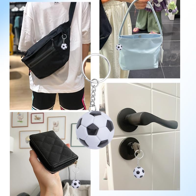 Basketball Soccer Keychain Gifts for Coach Baseball Keyring Accessories for Men Women Party Favors for Women Men Unique